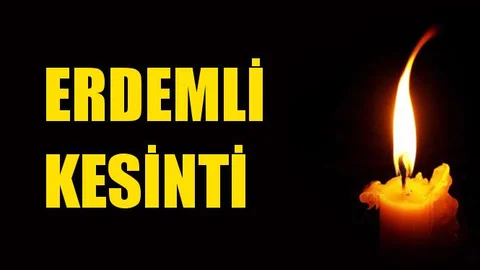 Erdemli Elektrik Kesintisi 17 Ekim Perşembe