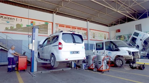 MESKİ Kendi Araç Bakımını Kendisi Yapıyor