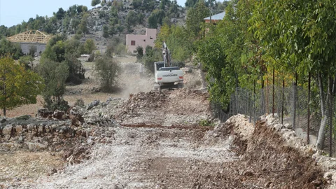 Koramşalı’ya Belediye İle Yeni Yol Açımı