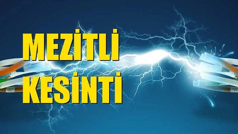 Mezitli Elektrik Kesintisi 18 Ekim Cuma