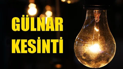 Gülnar Elektrik Kesintisi 18 Ekim Cuma