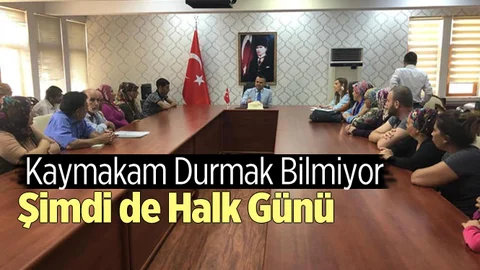 Tarsus Kaymakamlığından Halk Günü