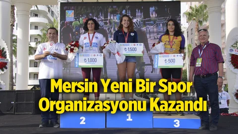 Mersin Yenişehir Triatlonu Heyecan Dolu Anlara Sahne Oldu