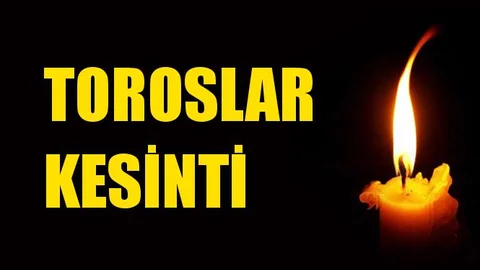 Toroslar Elektrik Kesintisi 22 Ekim Salı