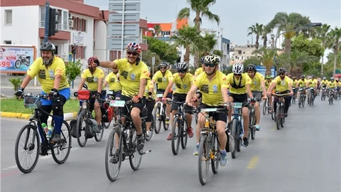 Bisikletliler Mersin’de 135 Kilometre Pedal Çevirecek