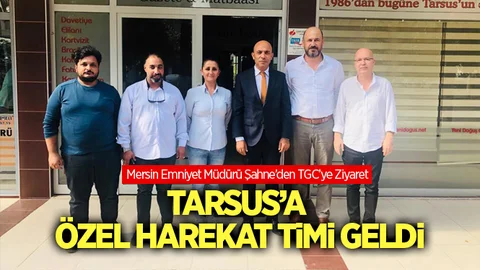 Tarsus’a, Özel Hareket Tim’i Geldi