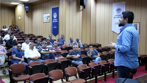 Akdeniz Belediyesi’nden, Personele İş Sağlığı ve Güvenliği Eğitimi