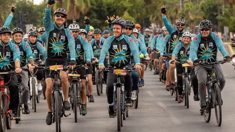 Mersin'de 6. Caretta Bisiklet Festivali Başladı