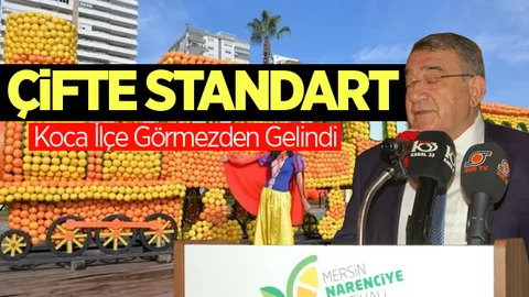 Mersin Narenciye Festivali Komitesinden Çifte Standart!