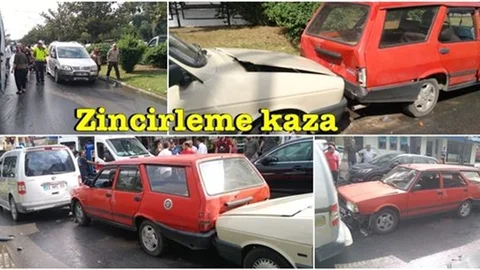 Mersin'de Zincirleme Kaza