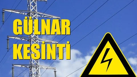 Gülnar Elektrik Kesintisi 26 Ekim Cumartesi