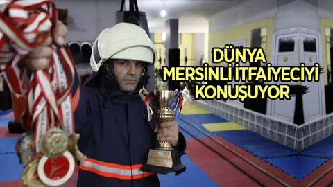 Dünya Mersinli İtfaiyeciyi Konuşuyor