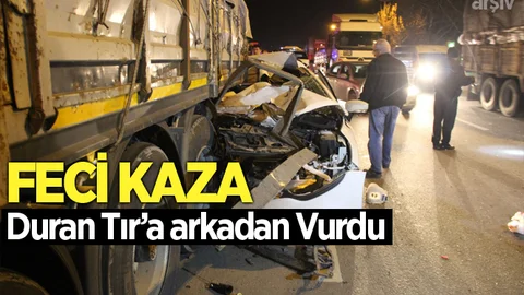 Mersin'de Feci Kaza