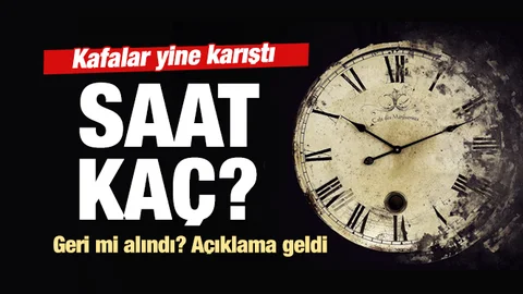 Saatler Geri Alınacak mı?