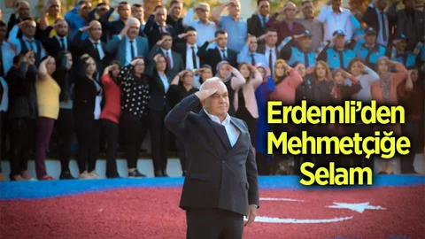 Erdemli'den Mehmetçiğe Selam