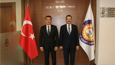 Tarsus Cumhuriyet Başsavcısı Tiryaki’den Tarsus TSO Ziyareti