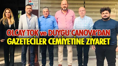 Tok ve Canova'dan Cemiyete Ziyaret