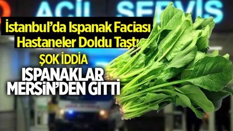 Ispanak Faciası! Hastaneler Doldu Taştı
