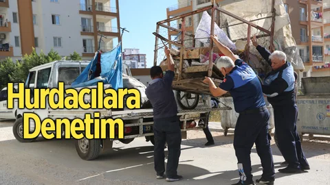 Mersin'de Hurdacılara Denetim