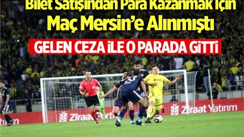 Fenerbahçe Maçı Tarsus'a Pahalıya Mal Oldu