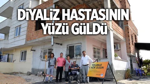 Büyükşehir, Diyaliz Hastası Çiçekoğlu’nun Yüzünü Güldürdü