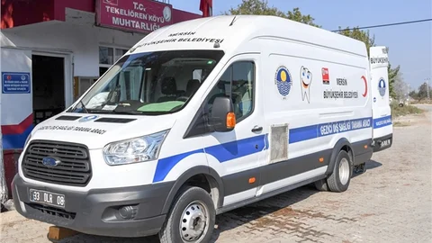 Gezici Diş Sağlığı Aracı Her Hafta Kırsal Mahalleleri Dolaşıyor