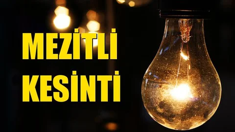 Mezitli Elektrik Kesintisi 07 Kasım Perşembe