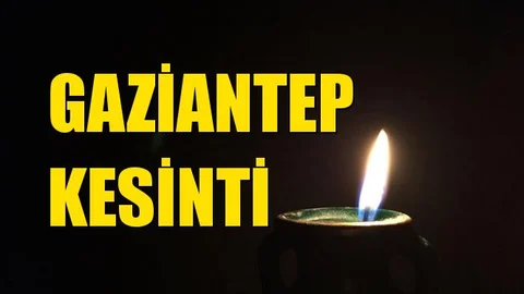 Gaziantep Elektrik Kesintisi 07 Kasım Perşembe
