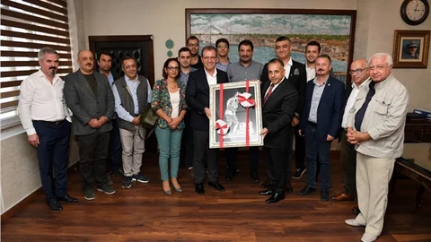 Tmmob Heyetinden Başkan Seçer’e Ziyaret