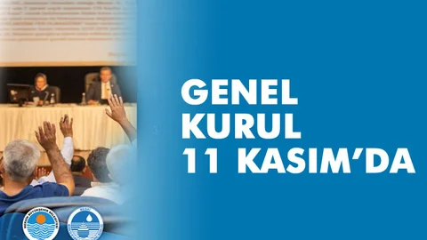 MESKİ Kasım Ayı Genel Kurulu 11 Kasım'da