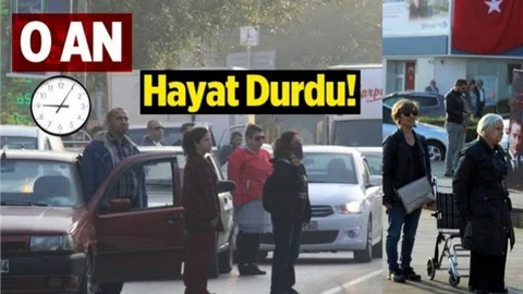 Saat 09:05'te Mersin'de Hayat Durdu
