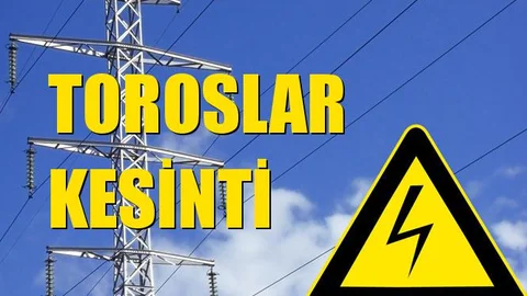 Toroslar Elektrik Kesintisi 11 Kasım Pazartesi