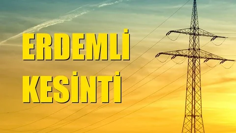 Erdemli Elektrik Kesintisi 13 Kasım Çarşamba