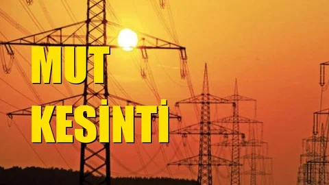 Mut Elektrik Kesintisi 15 Kasım Cuma
