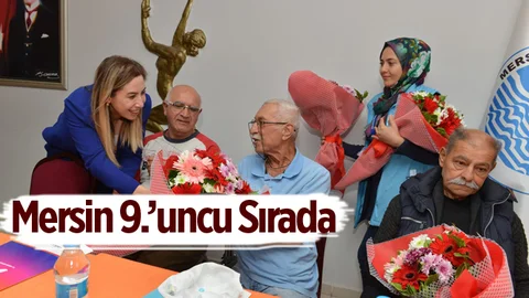 Mersin Türkiye’de 9. Sırada