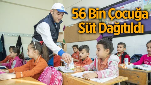 Mersin'de İlk Haftada 56 Bin Çocuğa Süt Dağıtıldı