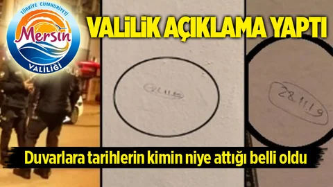 Mersin'de Duvarlara Tarihlerin Kimin Yazdığı Ortaya Çıktı