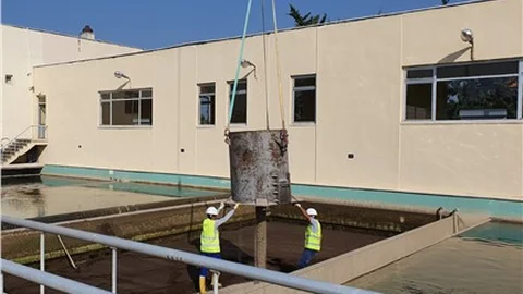 MESKİ Filtre Kumlarının Değişimini Yaptı