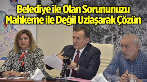 Mahkemelerde Değil Uzlaşıyla Çözelim