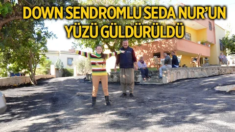 Büyükşehir, Down Sendromlu Seda Nur’un Yüzünü Güldürdü