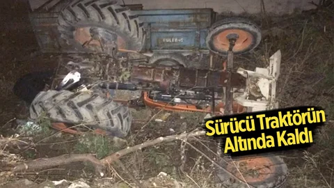 Mersin'de Traktör Kazası