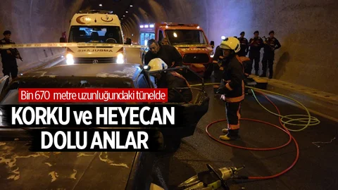 Mersin Boğsak Tünelinde Heyecan ve Korku Dolu Anlar