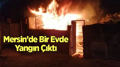 Mersin'de Yangın