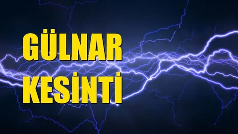 Gülnar Elektrik Kesintisi 07 Aralık Cumartesi