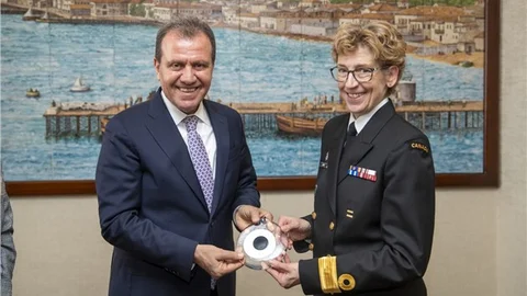 Nato Müttefik Donanması’ndan Başkan Seçer’e Ziyaret