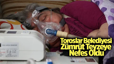 Toroslar Belediyesi Zümrüt Teyzeye Nefes Oldu
