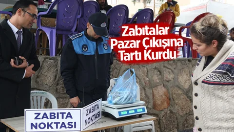 Zabıtadan Pazarda Tartılı Denetim