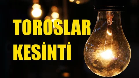 Toroslar Elektrik Kesintisi 15 Aralık Pazar