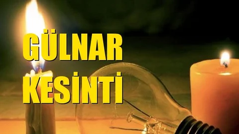 Gülnar Elektrik Kesintisi 16 Aralık Pazartesi