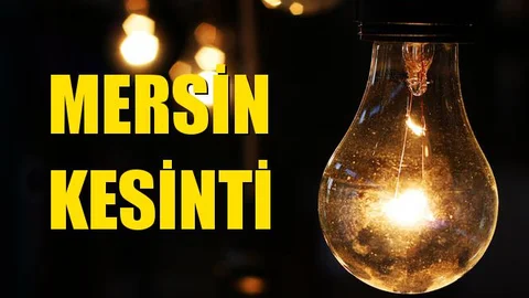 Mersin Elektrik Kesintisi 17 Aralık Salı